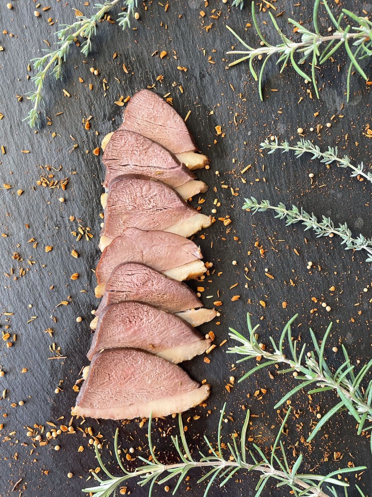 Magret de Canard fumé à chaud